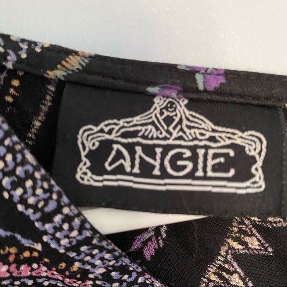 ANGIE Retro boho Style romper black S bell sleeve - Picture 6 of 9